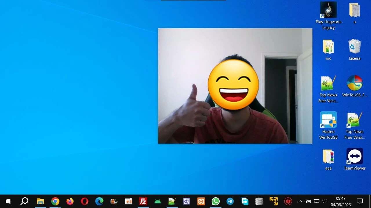 CamDesktop WebCam Flutuante
