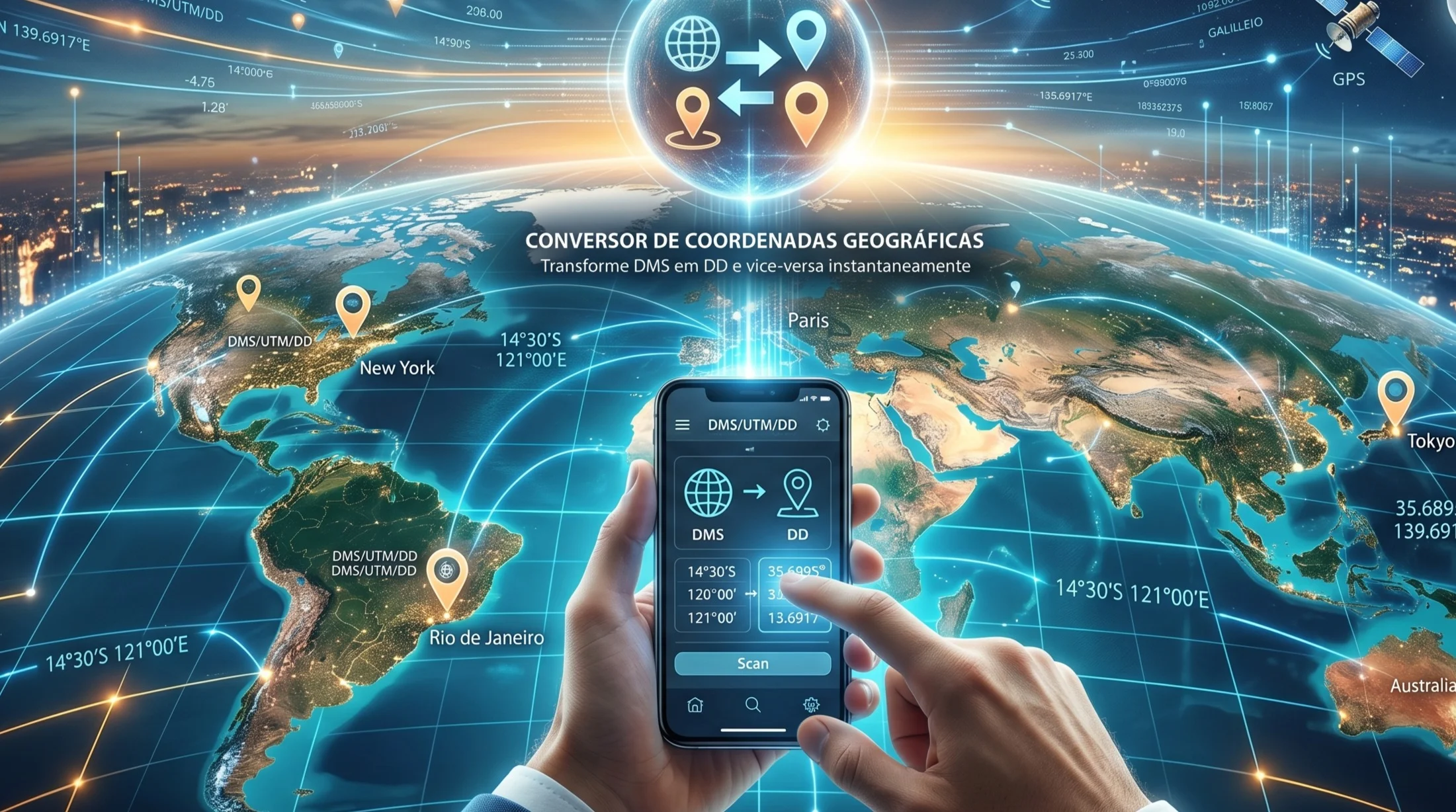 Ferramenta Recomendada: Conversor de Coordenadas Geográficas