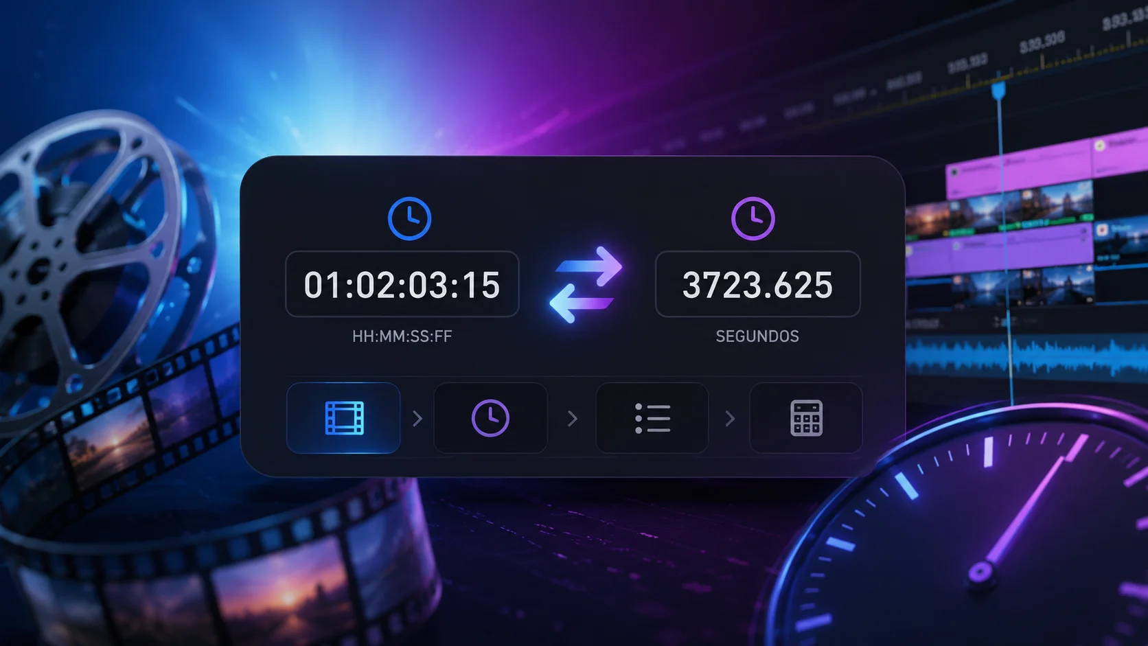 Ferramenta Recomendada: Conversor de Timecode (Calculadora de Tempo de Vídeo)