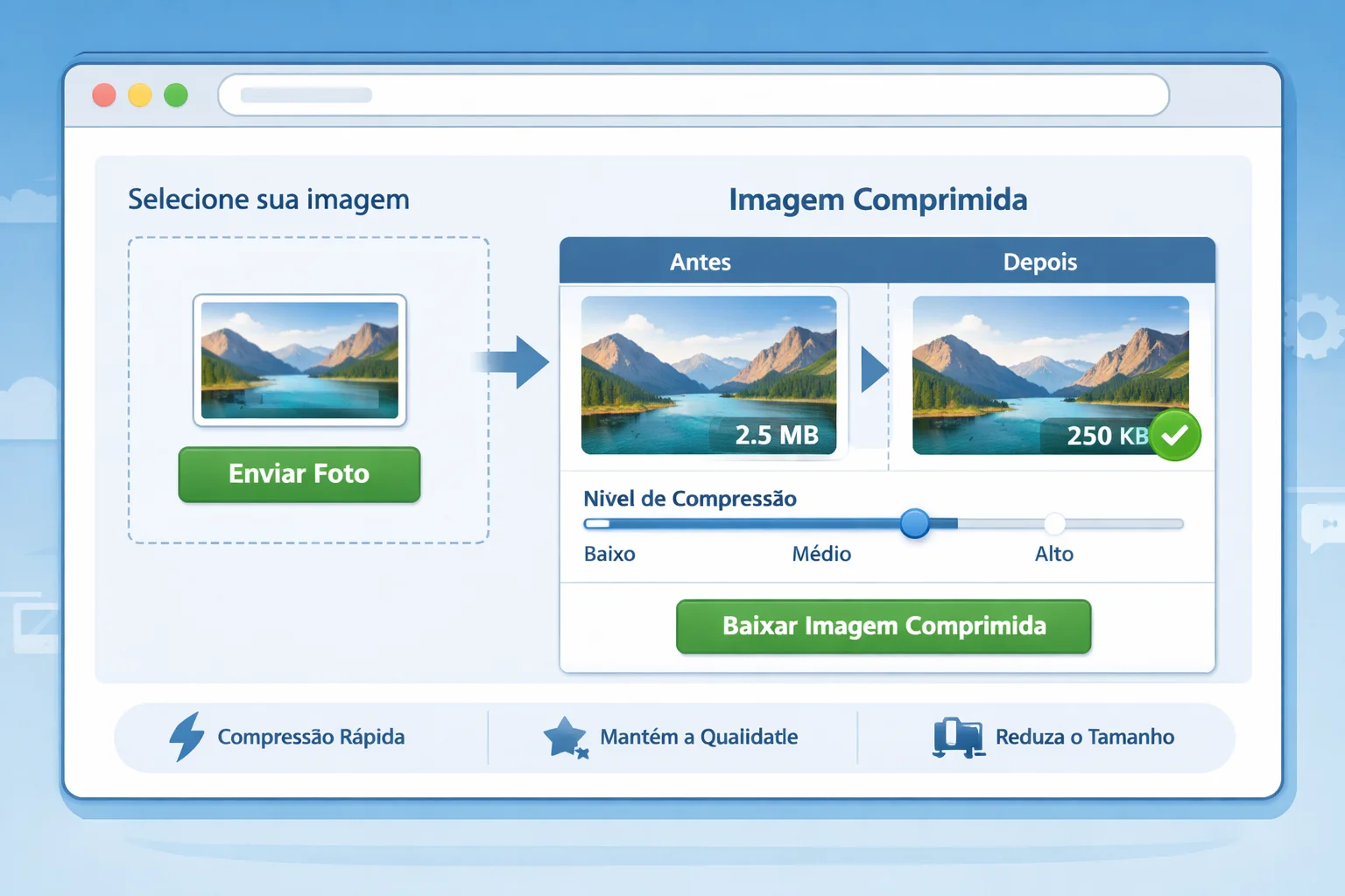 Diminuir o KB de Uma Foto