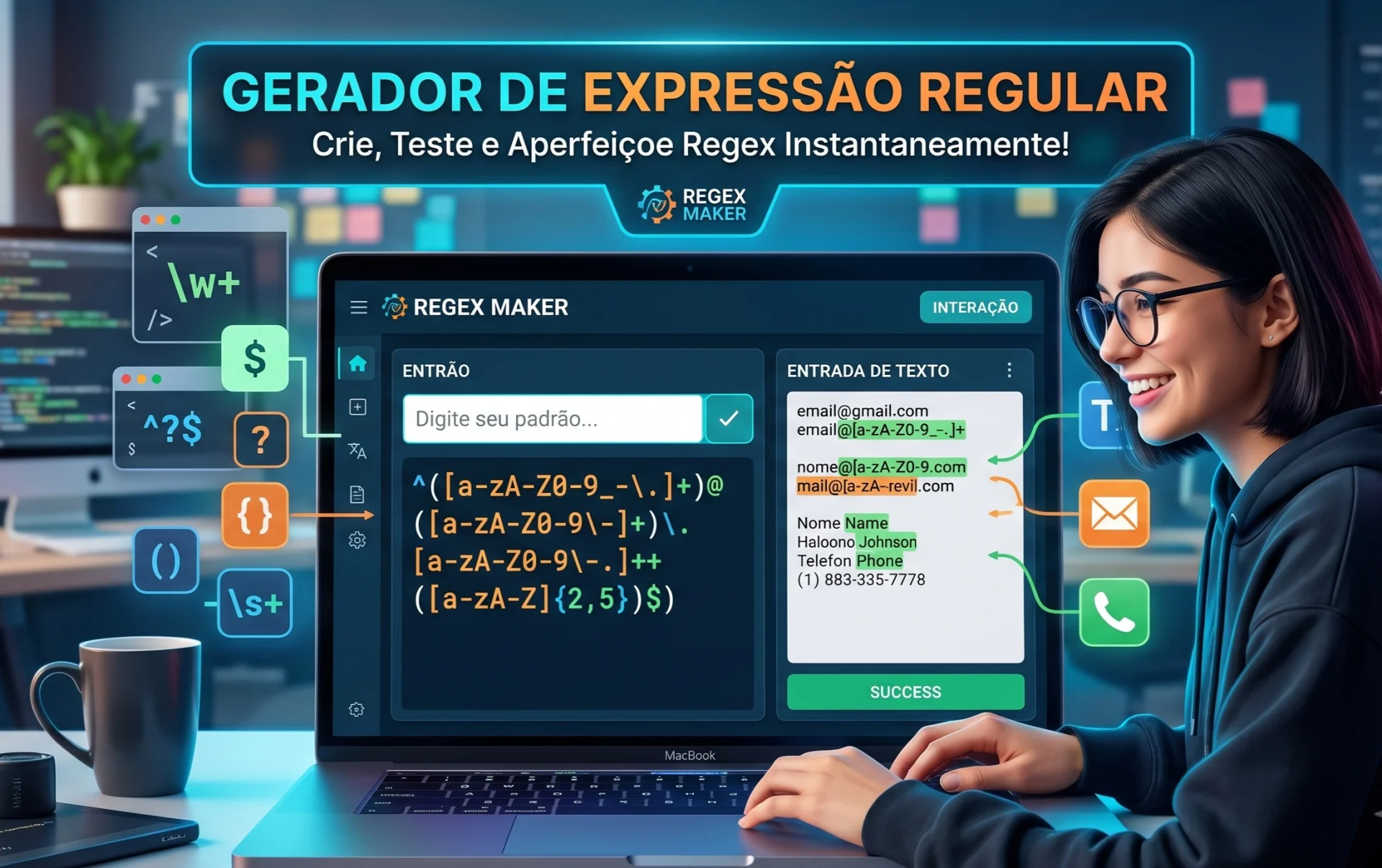 Ferramenta Recomendada: Gerador de Expressão Regular (Regex Maker)