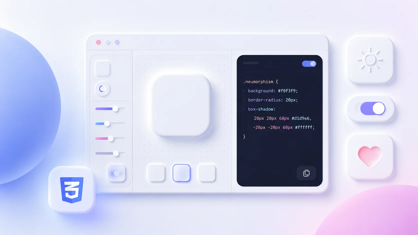Gerador Neumorphism CSS