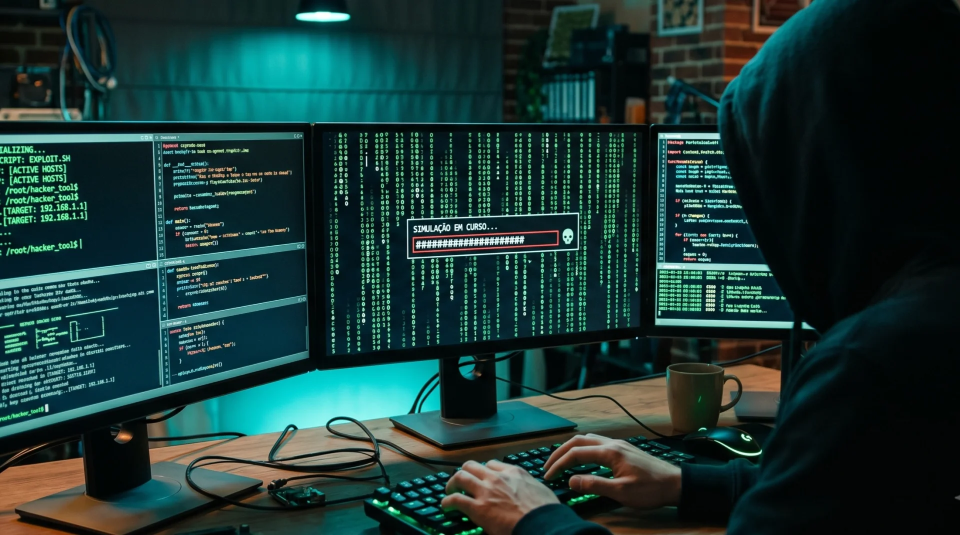 Ferramenta Recomendada: Simulador de Tela de Hacker