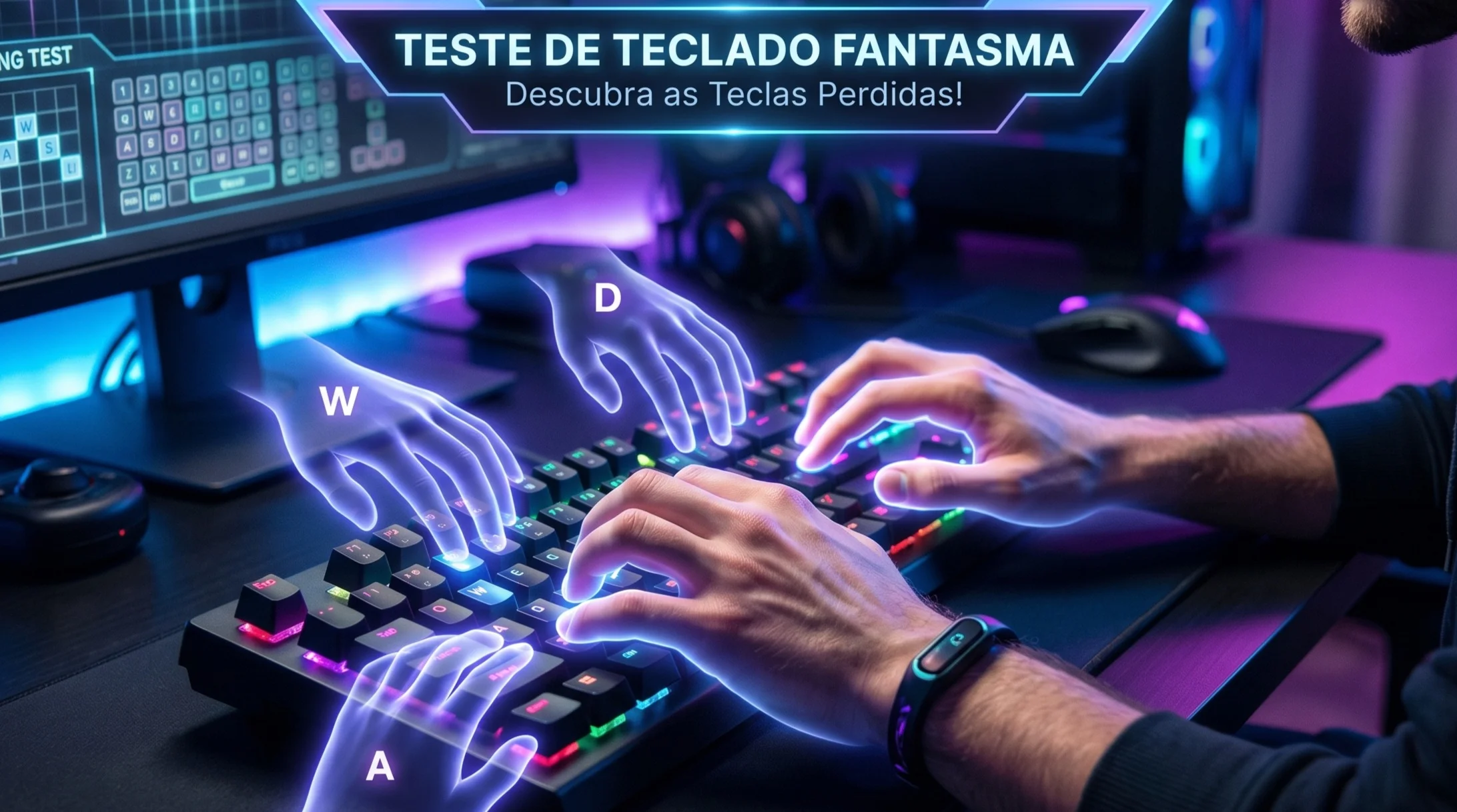 Ferramenta Recomendada: Teste de Teclado Fantasma (Keyboard Ghosting Test)
