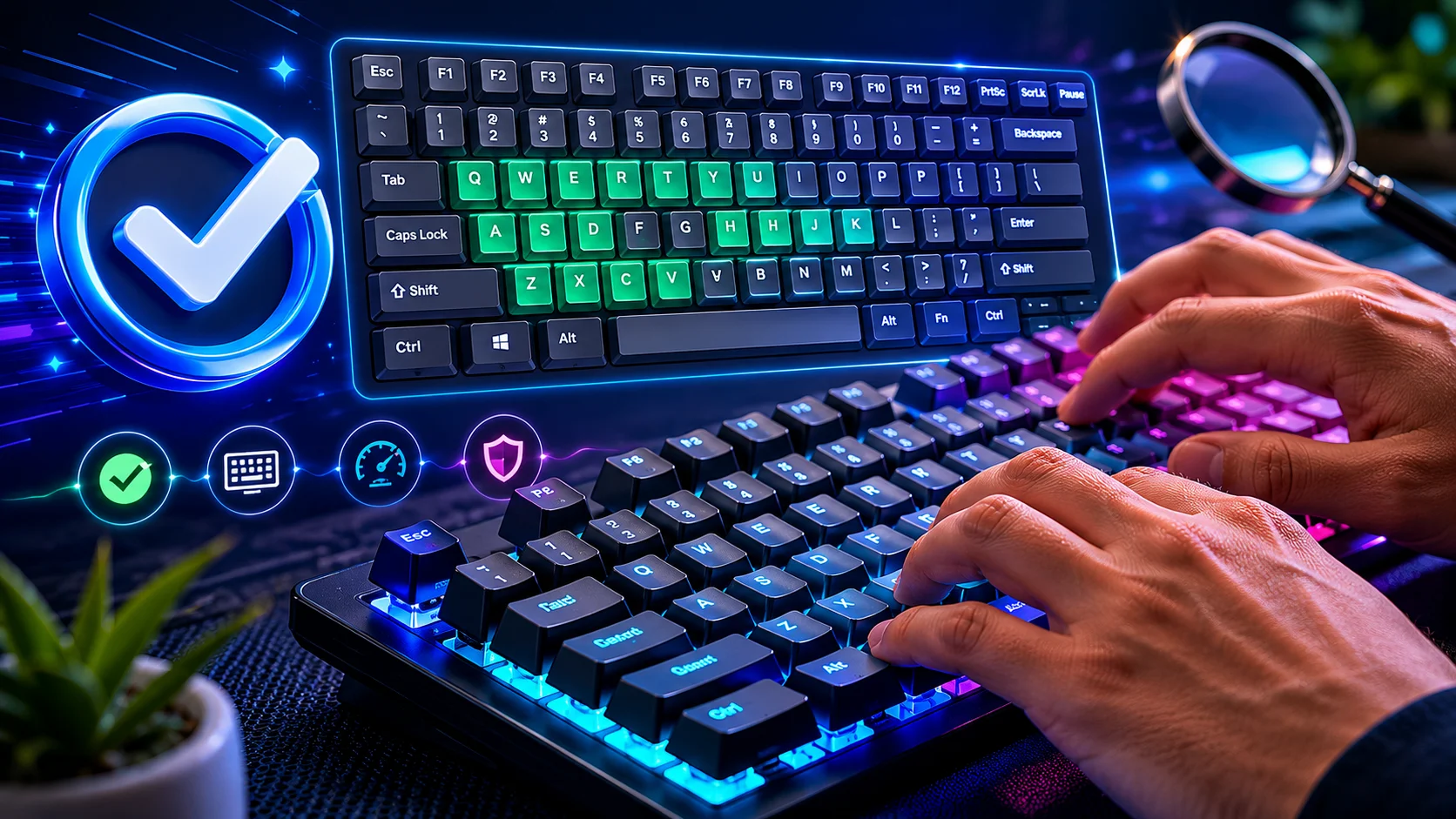 Teste de Teclado Online